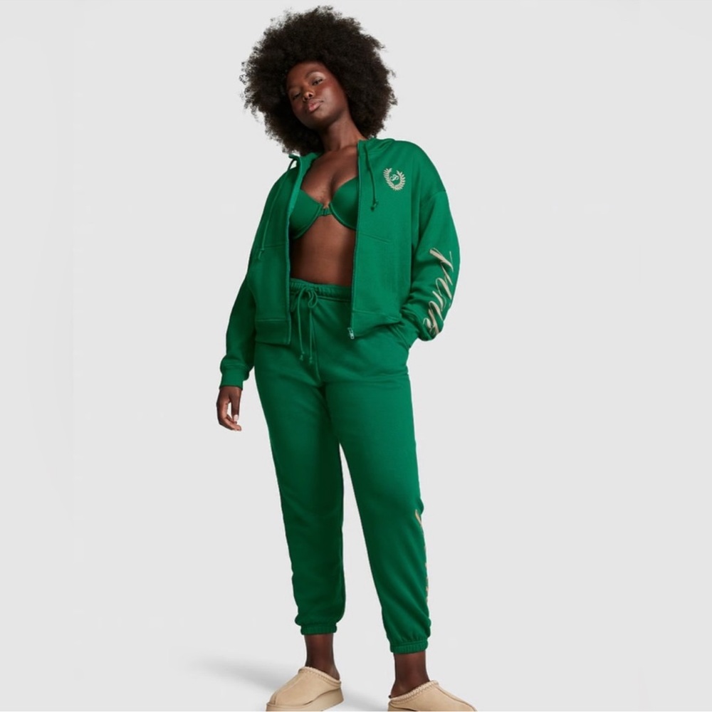 PINK Everyday fleece relaxed tracksuit set